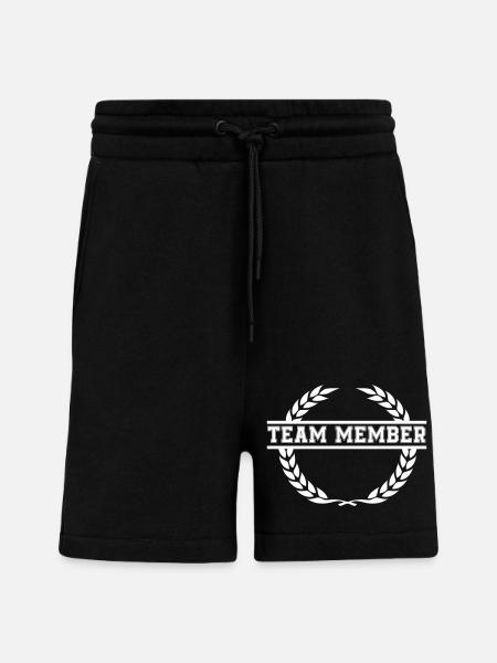 kranz team member - Shorts - made by SPREAD - SOLID BLACK