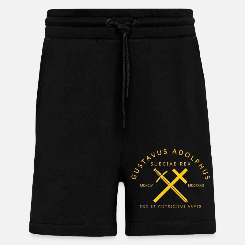 Gustav Adolf - Shorts - made by SPREAD - SOLID BLACK