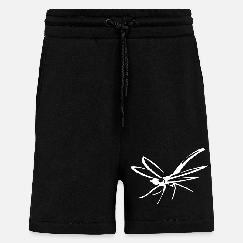 Libelle Libellen - Shorts - made by SPREAD - SOLID BLACK