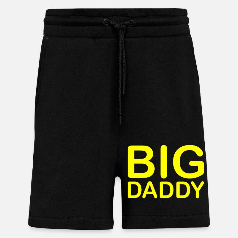 BIG DADDY - Short bio décontracté fabriqué en UE - SOLID BLACK