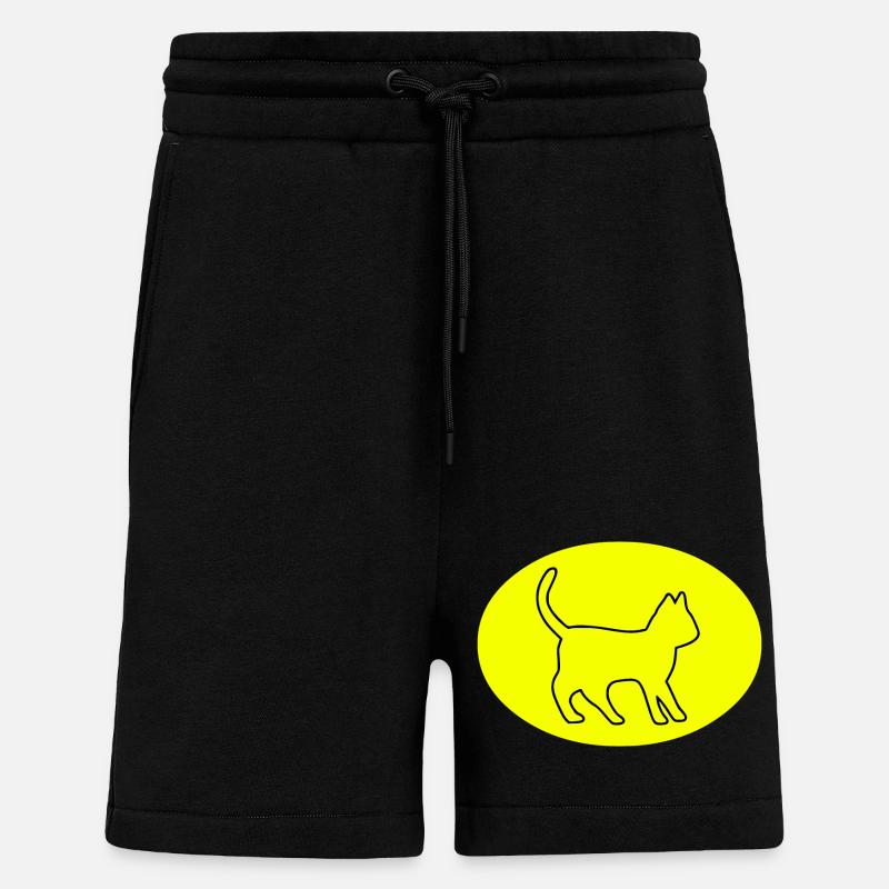 Cat - Shorts - made by SPREAD - SOLID BLACK