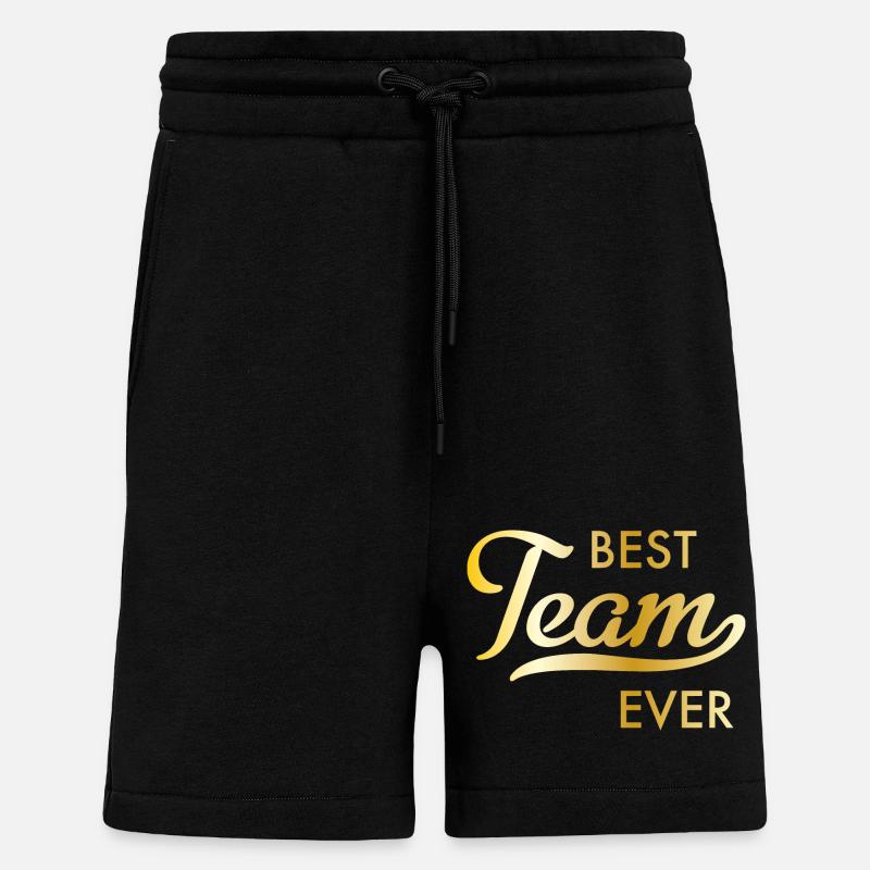 Bestes Team - Shorts - made by SPREAD - SOLID BLACK