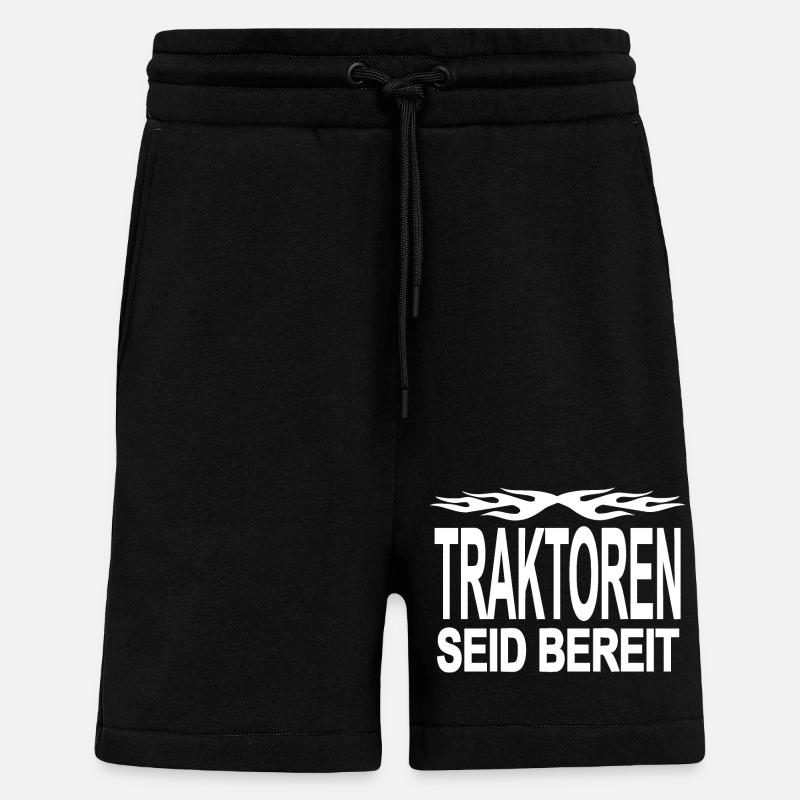 Traktor - Shorts - made by SPREAD - SOLID BLACK