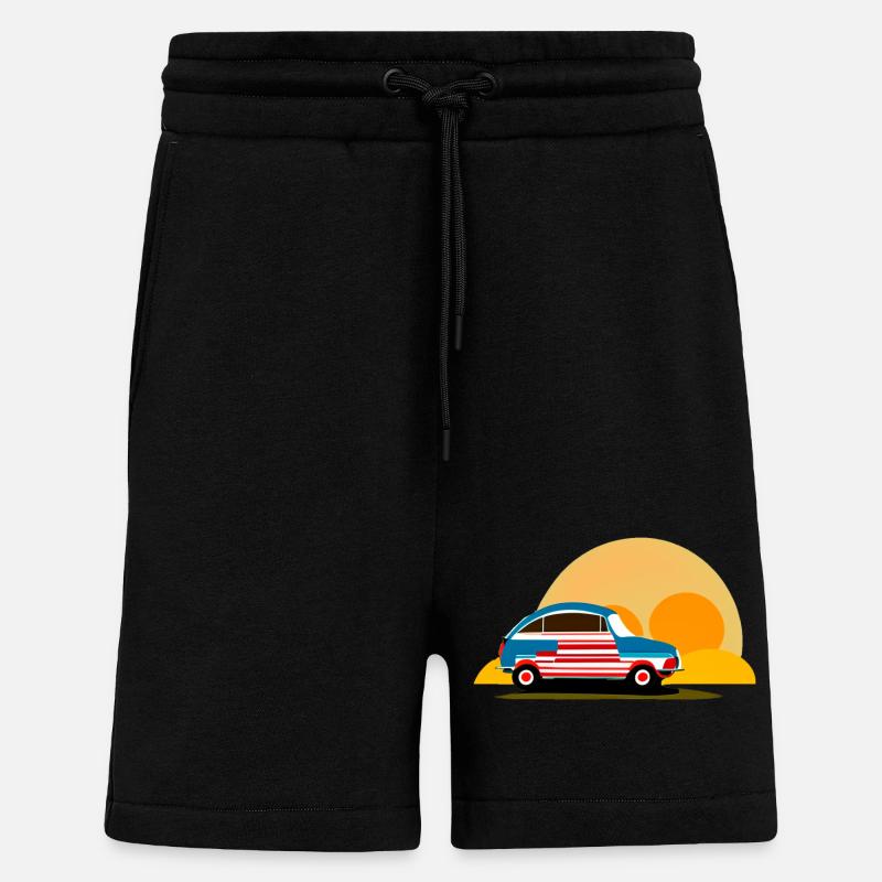 into the sunset - Shorts - made by SPREAD - SOLID BLACK