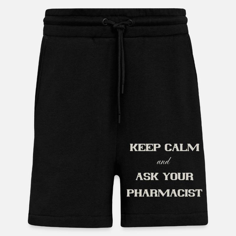 keep calm - Shorts - made by SPREAD - SOLID BLACK