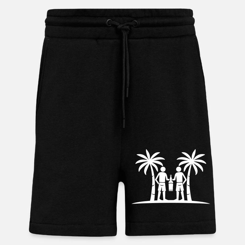 Insel Party Crew - Shorts - made by SPREAD - SOLID BLACK