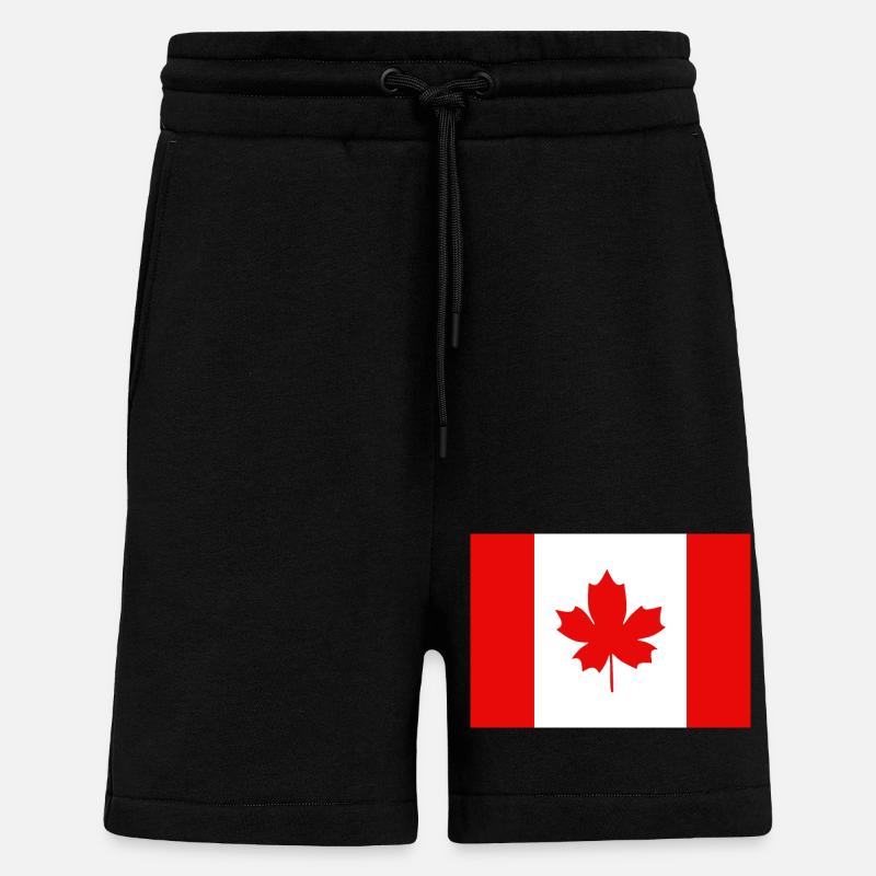 Kanada Flagge - Shorts - made by SPREAD - SOLID BLACK