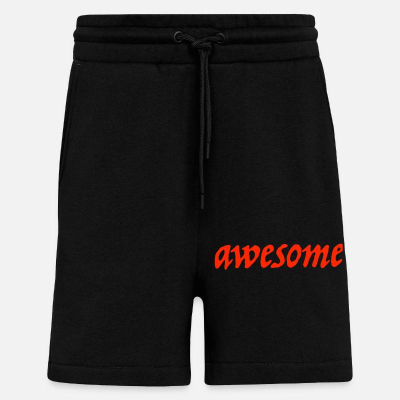 awesome - Shorts - made by SPREAD - SOLID BLACK