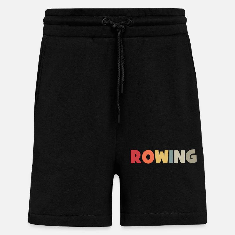 Rowing - Rowing - Rower - Rower - Aviron - Shorts - made by SPREAD - SOLID BLACK