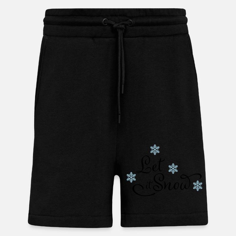 Cadeaux drôles pour Noël - Short bio décontracté fabriqué en UE - SOLID BLACK