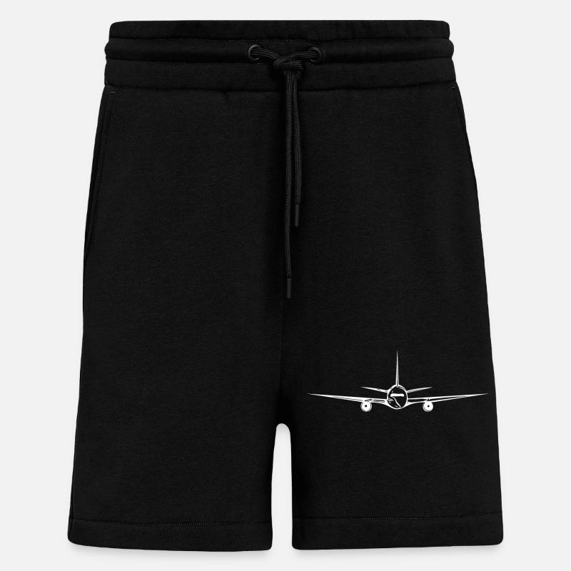 Flying Transport Pilot Flyer - Shorts - made by SPREAD - SOLID BLACK