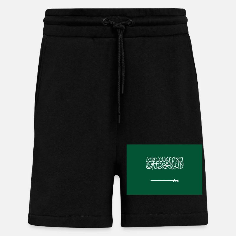 Saudi-Arabien / Saudi-Arabien Flagge - Shorts - made by SPREAD - SOLID BLACK