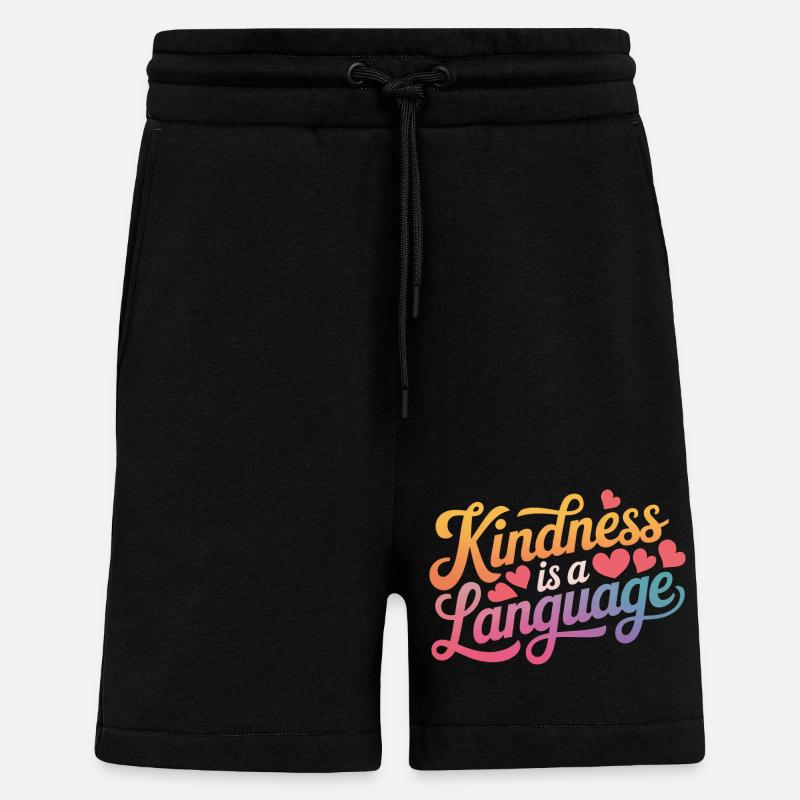 Altruisme Don désintéressé Donner d’école - Short bio décontracté fabriqué en UE - SOLID BLACK