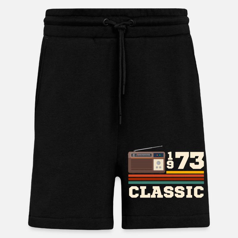 Jubiläum 1973 Retro-Klassiker - Shorts - made by SPREAD - SOLID BLACK