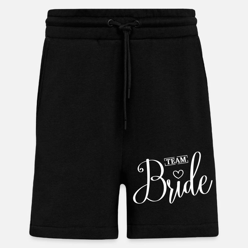 Équipe Bride Heart Mariage - Short bio décontracté fabriqué en UE - SOLID BLACK