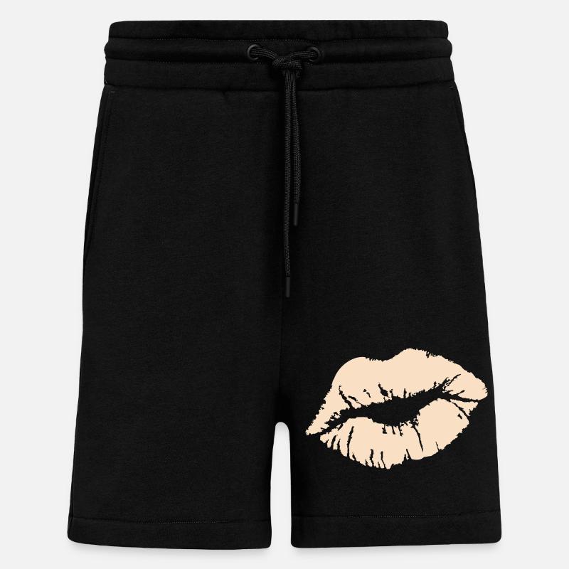 baiser - Short bio décontracté fabriqué en UE - SOLID BLACK
