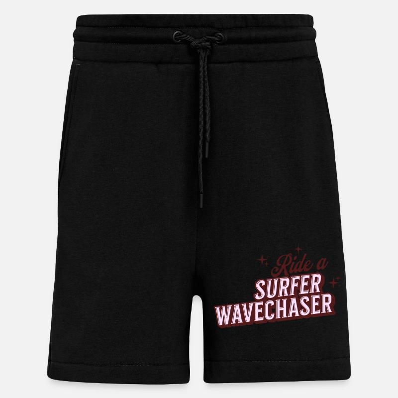 Wellenreiter & Wavechaser-Vibes - Shorts - made by SPREAD - SOLID BLACK