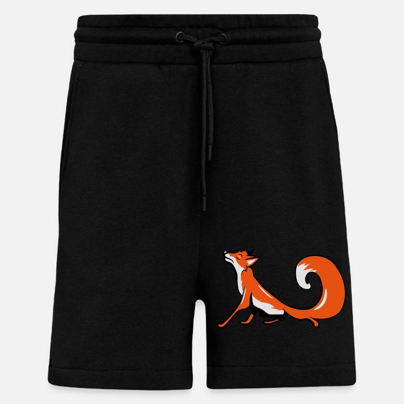 Fuchs witzig eitel - Shorts - made by SPREAD - SOLID BLACK