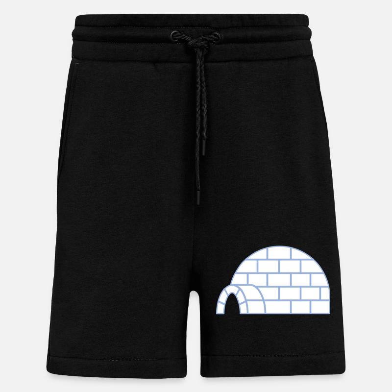 Iglu - Shorts - made by SPREAD - SOLID BLACK