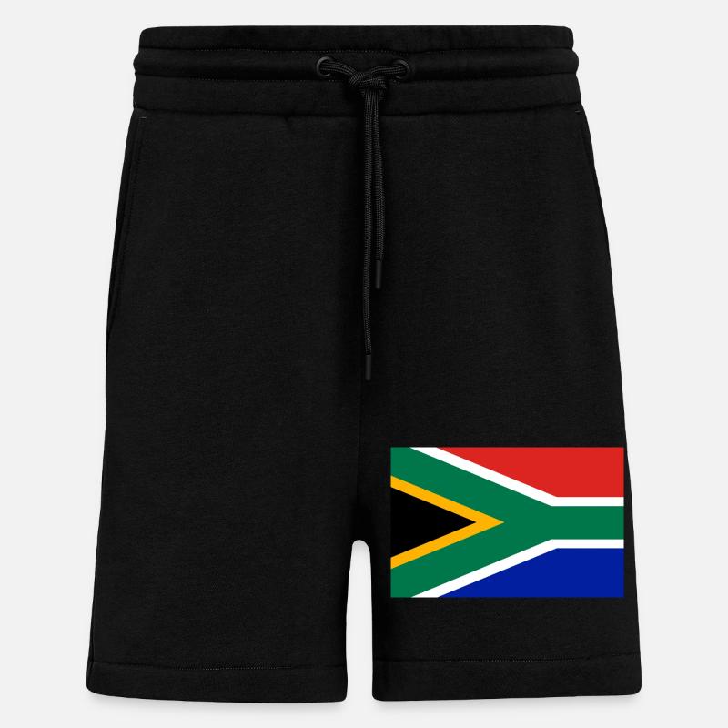 Südafrika Flagge - Shorts - made by SPREAD - SOLID BLACK