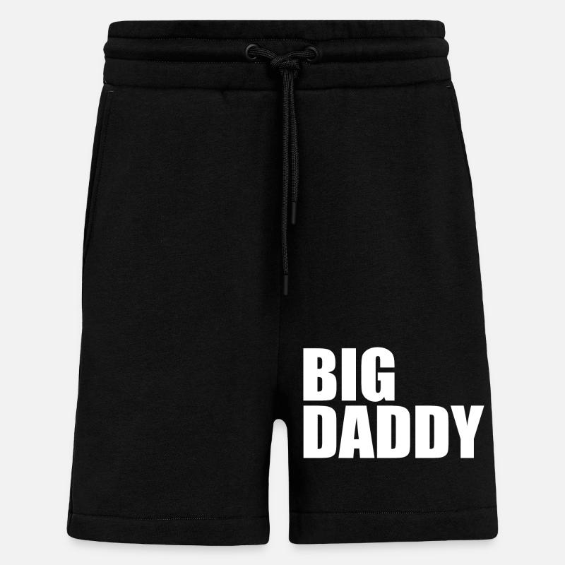 BIG DADDY - Short bio décontracté fabriqué en UE - SOLID BLACK