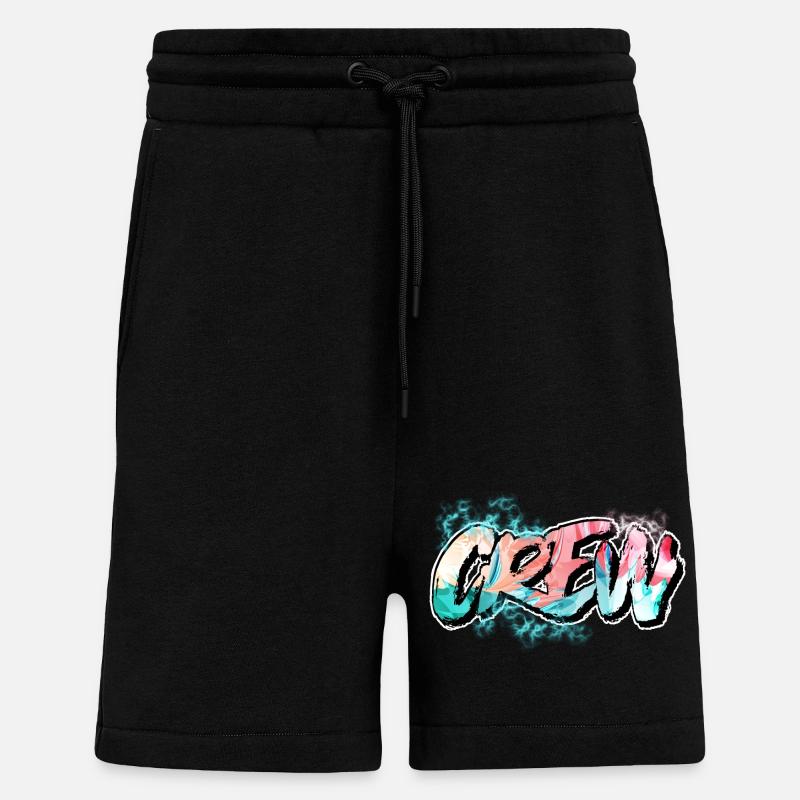Crew - Shorts - made by SPREAD - SOLID BLACK