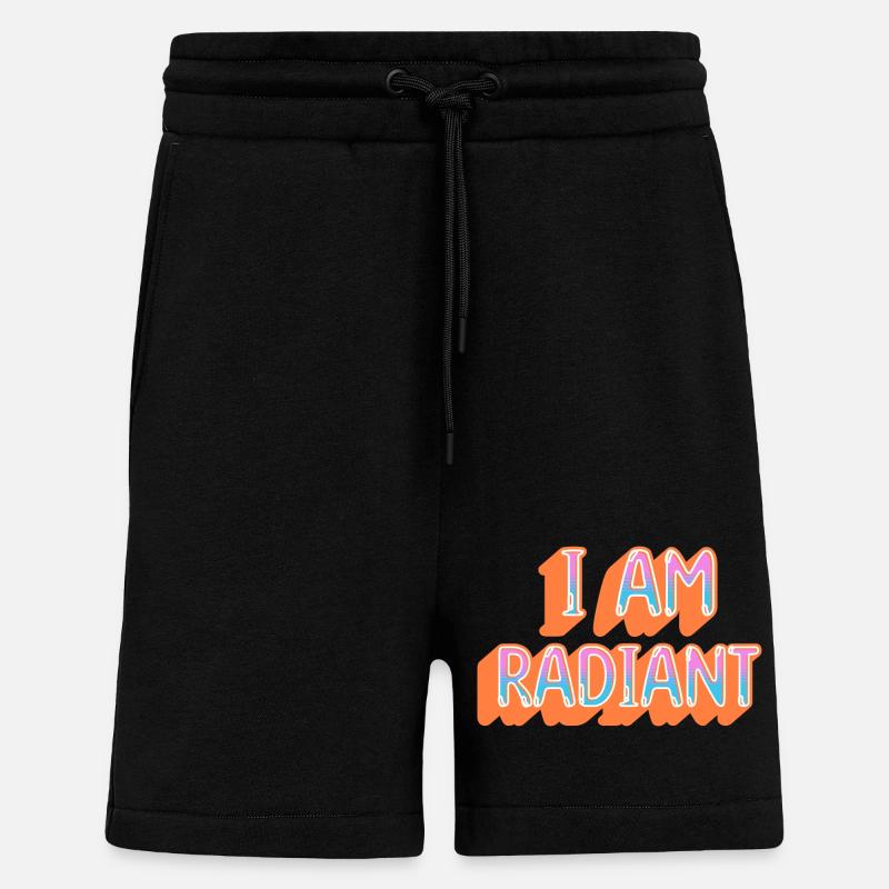 Ich bin strahlend - Shorts - made by SPREAD - SOLID BLACK