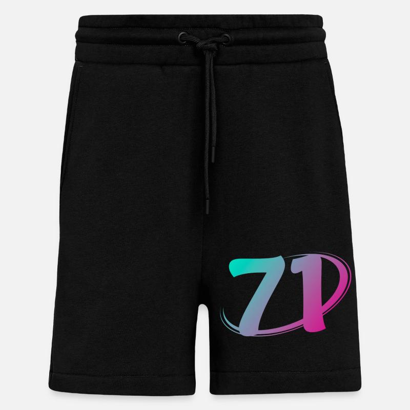 Nummer 71 mehrfarbig - Shorts - made by SPREAD - SOLID BLACK