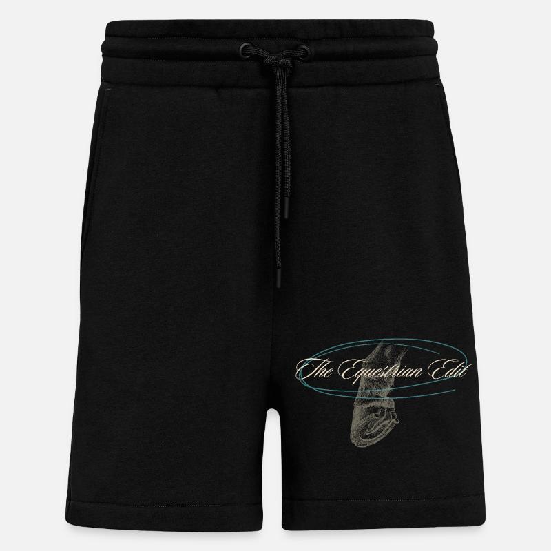 Pferdehuf The Equestrian Edit - Shorts - made by SPREAD - SOLID BLACK