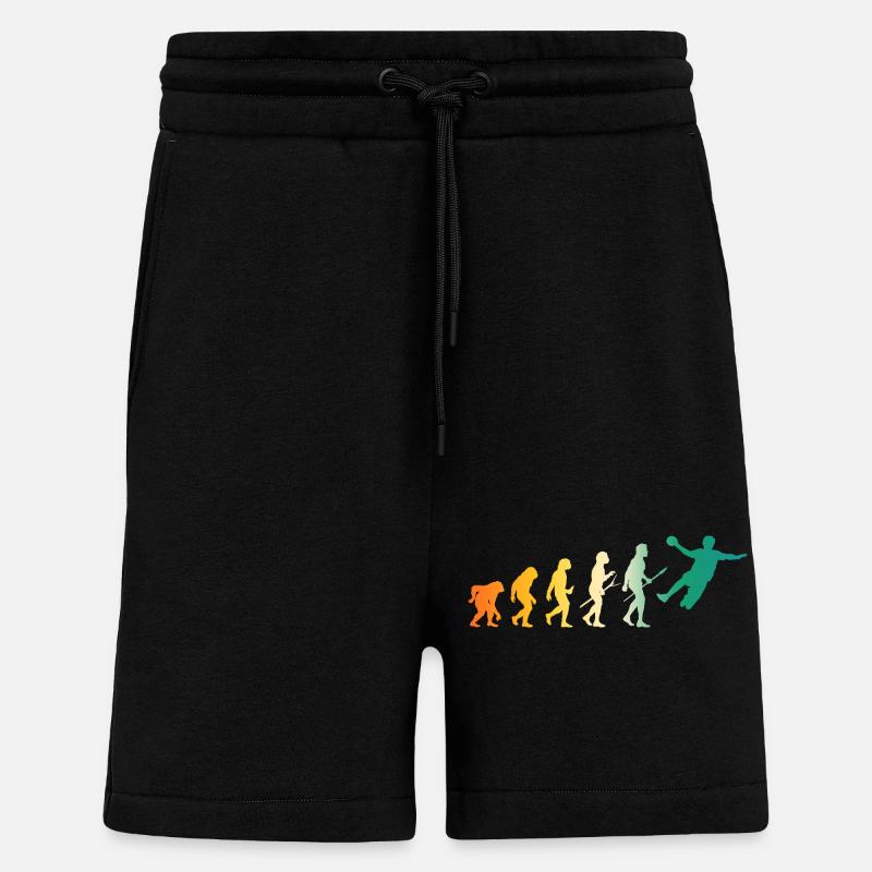 Handballer Evolution Handball - Shorts - made by SPREAD - SOLID BLACK
