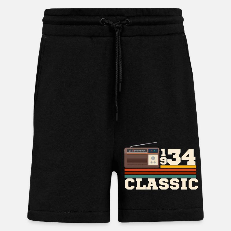 Jubiläum 1934 Retro-Klassiker - Shorts - made by SPREAD - SOLID BLACK
