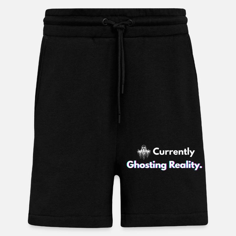 Aktuell Ghosting Reality Shirt - Shorts - made by SPREAD - SOLID BLACK