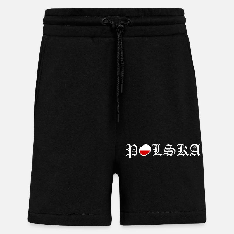 Poland - Shorts - made by SPREAD - SOLID BLACK