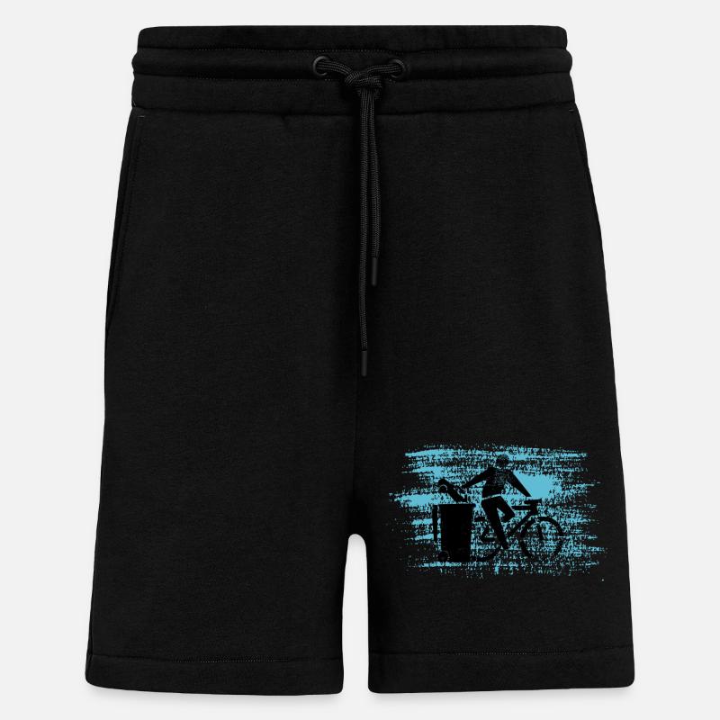 Fahrrad statt Auto - Shorts - made by SPREAD - SOLID BLACK