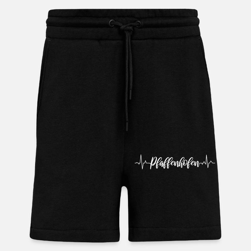 ECG Pfaffenhofen - Short bio décontracté fabriqué en UE - SOLID BLACK