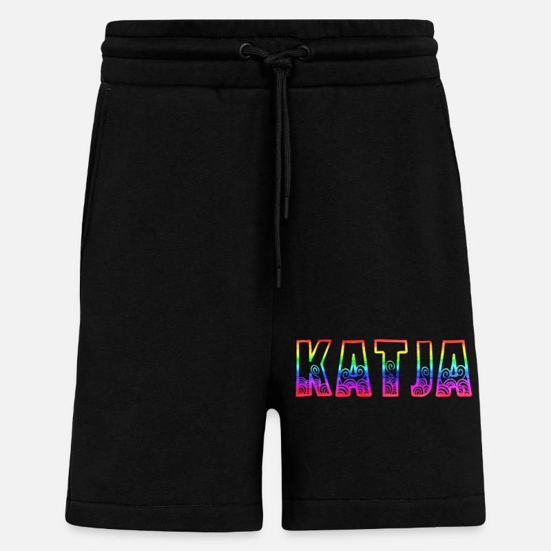 katja rs regenbogen - Shorts - made by SPREAD - SOLID BLACK