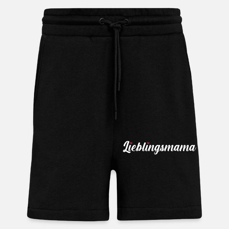 Maman Meilleure Maman - Short bio décontracté fabriqué en UE - SOLID BLACK
