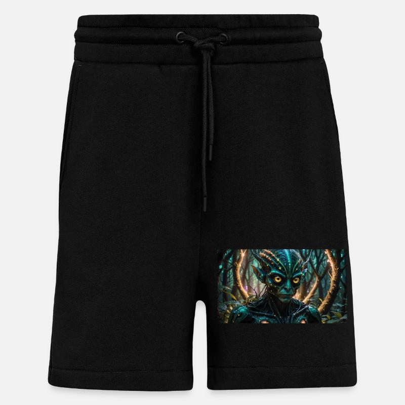 Alien 3 - Shorts - made by SPREAD - SOLID BLACK