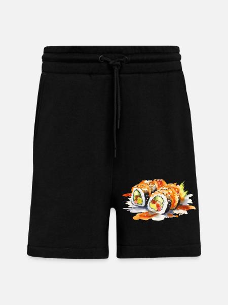 Sushi - Shorts - made by SPREAD - SOLID BLACK