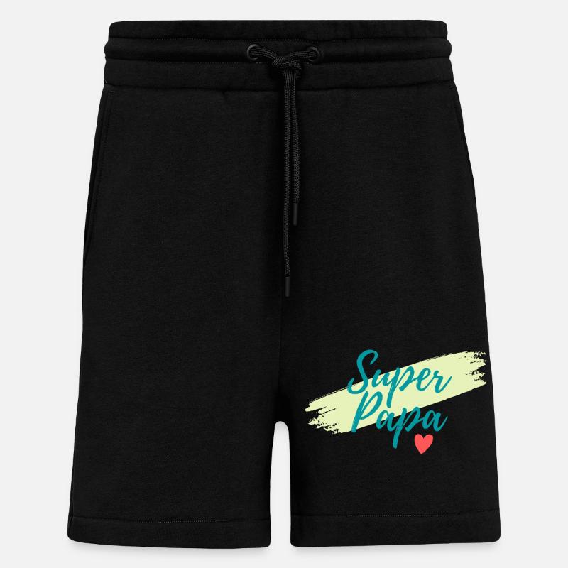 Super-Papa - Shorts - made by SPREAD - SOLID BLACK