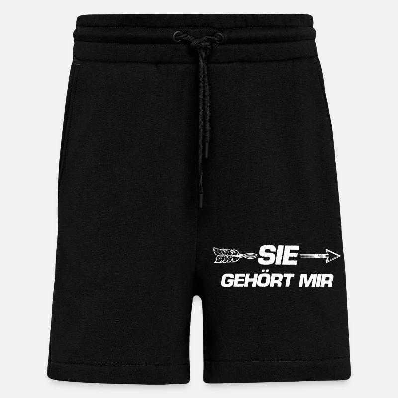 sie gehört mir - Shorts - made by SPREAD - SOLID BLACK