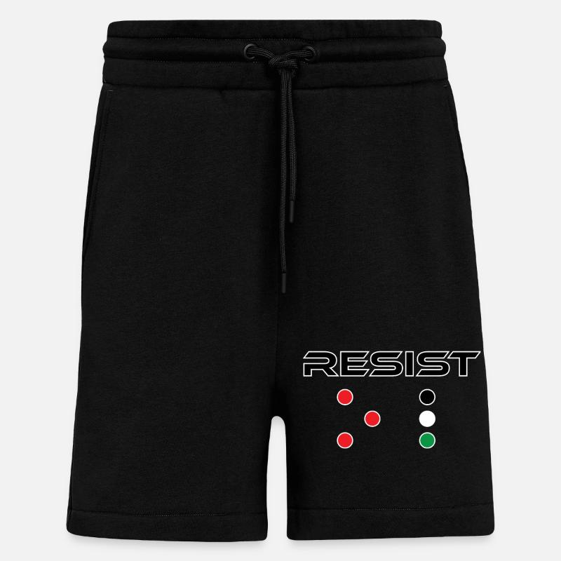 RESIST FP - Shorts - made by SPREAD - SOLID BLACK