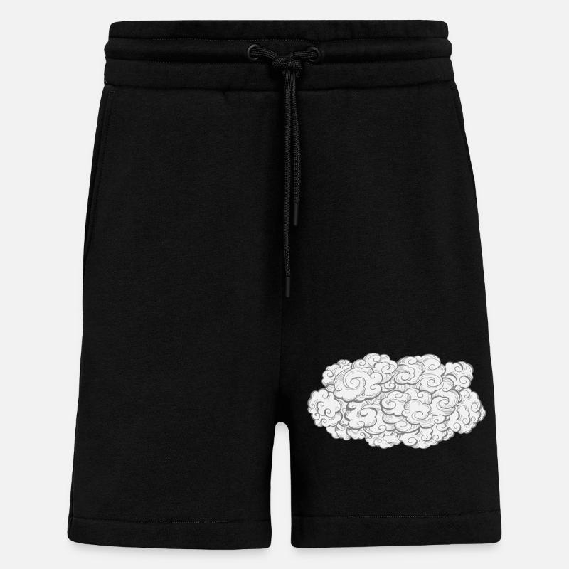 Cloud cloud | Brain cloud - Shorts - made by SPREAD - SOLID BLACK
