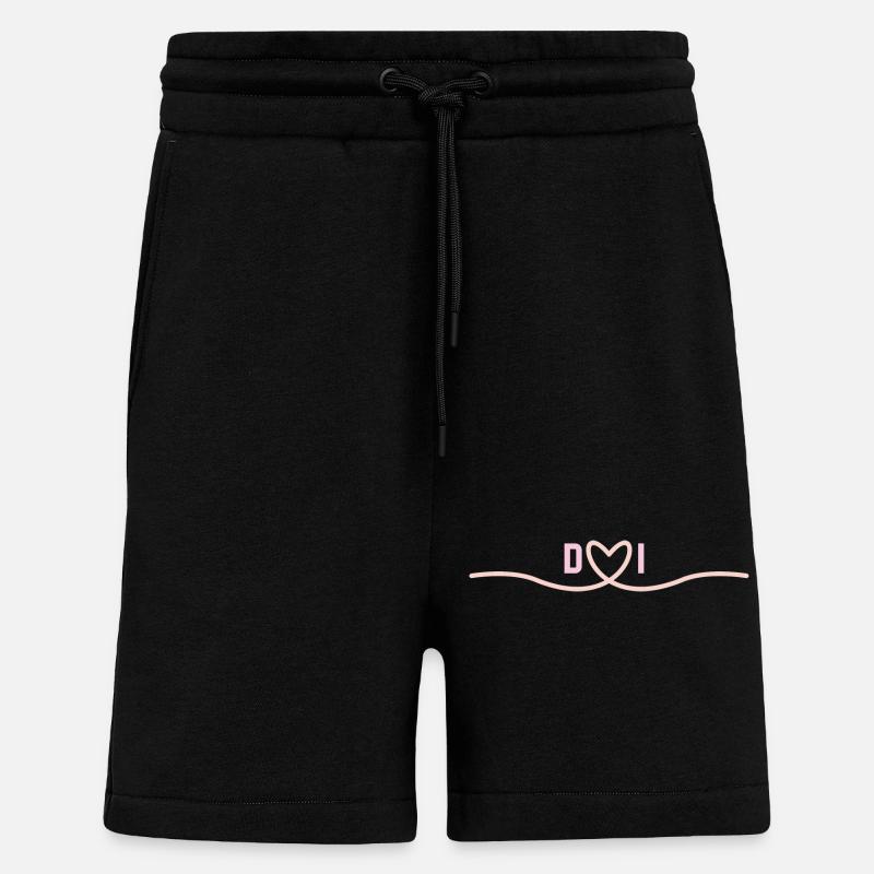 Liebe von D&I - Shorts - made by SPREAD - SOLID BLACK