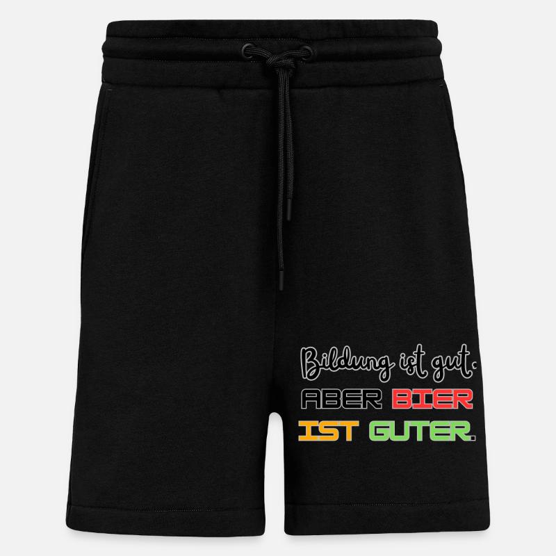 Bier ist gut - Shorts - made by SPREAD - SOLID BLACK