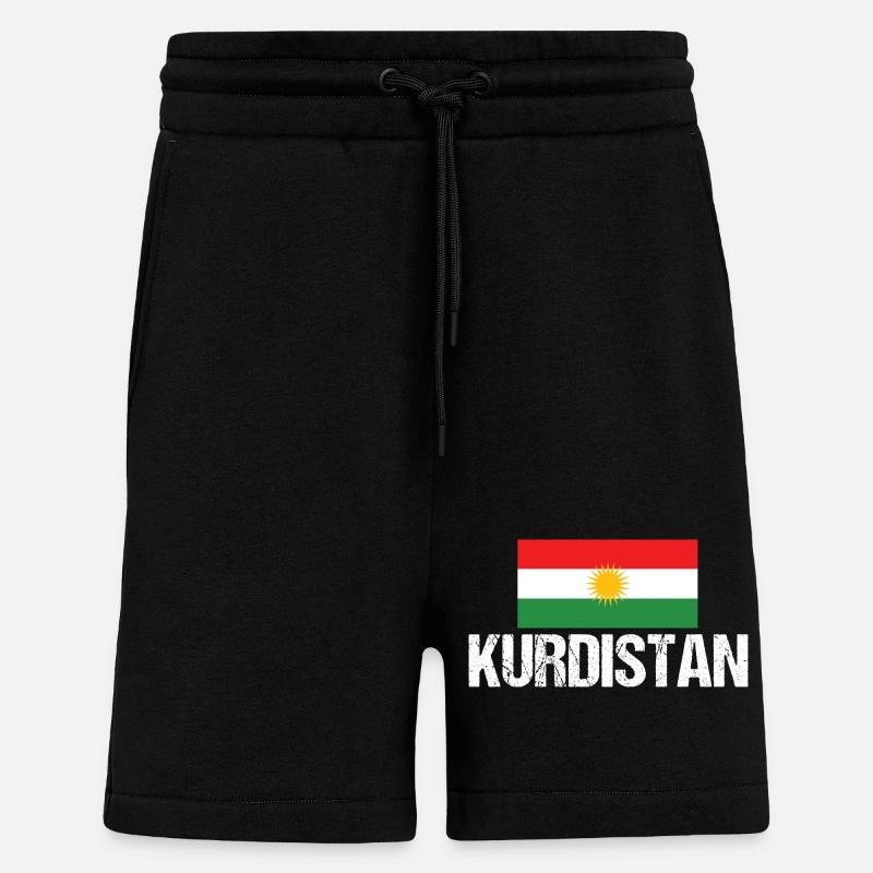 Kurden Kurdistan - Shorts - made by SPREAD - SOLID BLACK