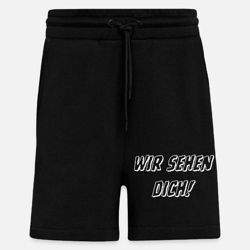 Wir sehen DICH! - Shorts - made by SPREAD - SOLID BLACK