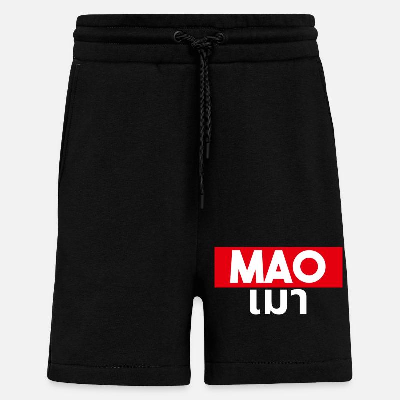 Mao (เมา) - Shorts - made by SPREAD - SOLID BLACK