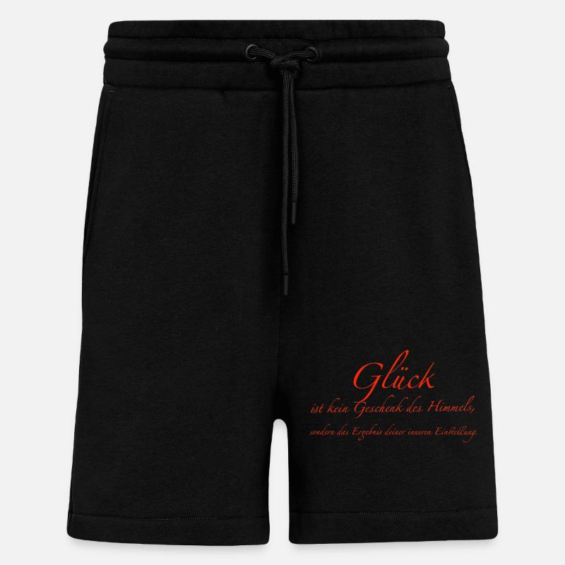 Glück - Shorts - made by SPREAD - SOLID BLACK