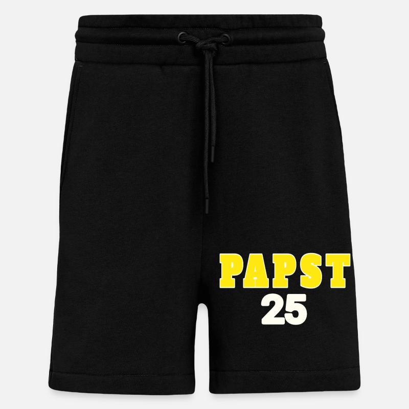 Pape 25 - Short bio décontracté fabriqué en UE - SOLID BLACK